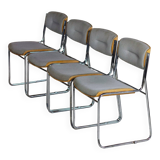 4 conference chairs from La Sorbonne, 1970