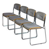 4 conference chairs from La Sorbonne, 1970