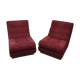 Pair chairs Jean Prévost Ateliers de Paris 70's