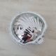 Beurrier coquillage Saint Jacques en inox et sa coupelle bleue