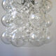 Bubble glass hanging lamp by Helena Tynell for Limburg Glashàtte, 1960s