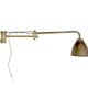 Large industrial art deco wall lamp