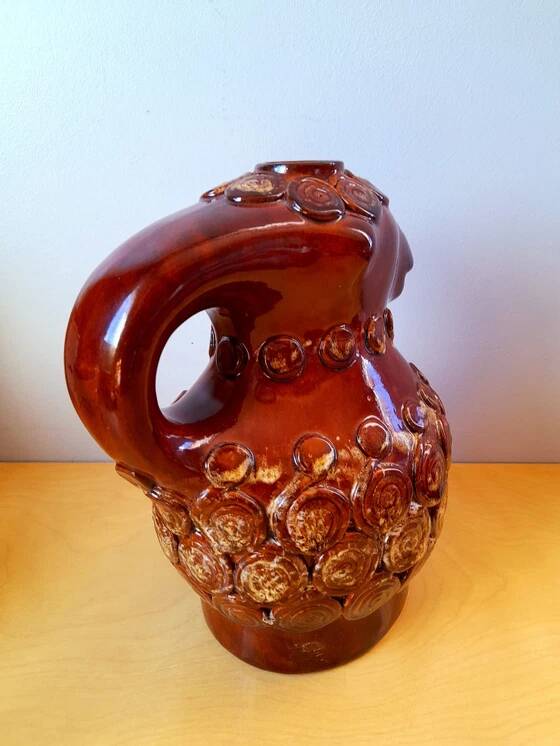 Zoomorphic Pitcher Sheep in Ceramic, 1950