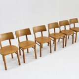 Vintage Danish mid-century dining chairs set of 6