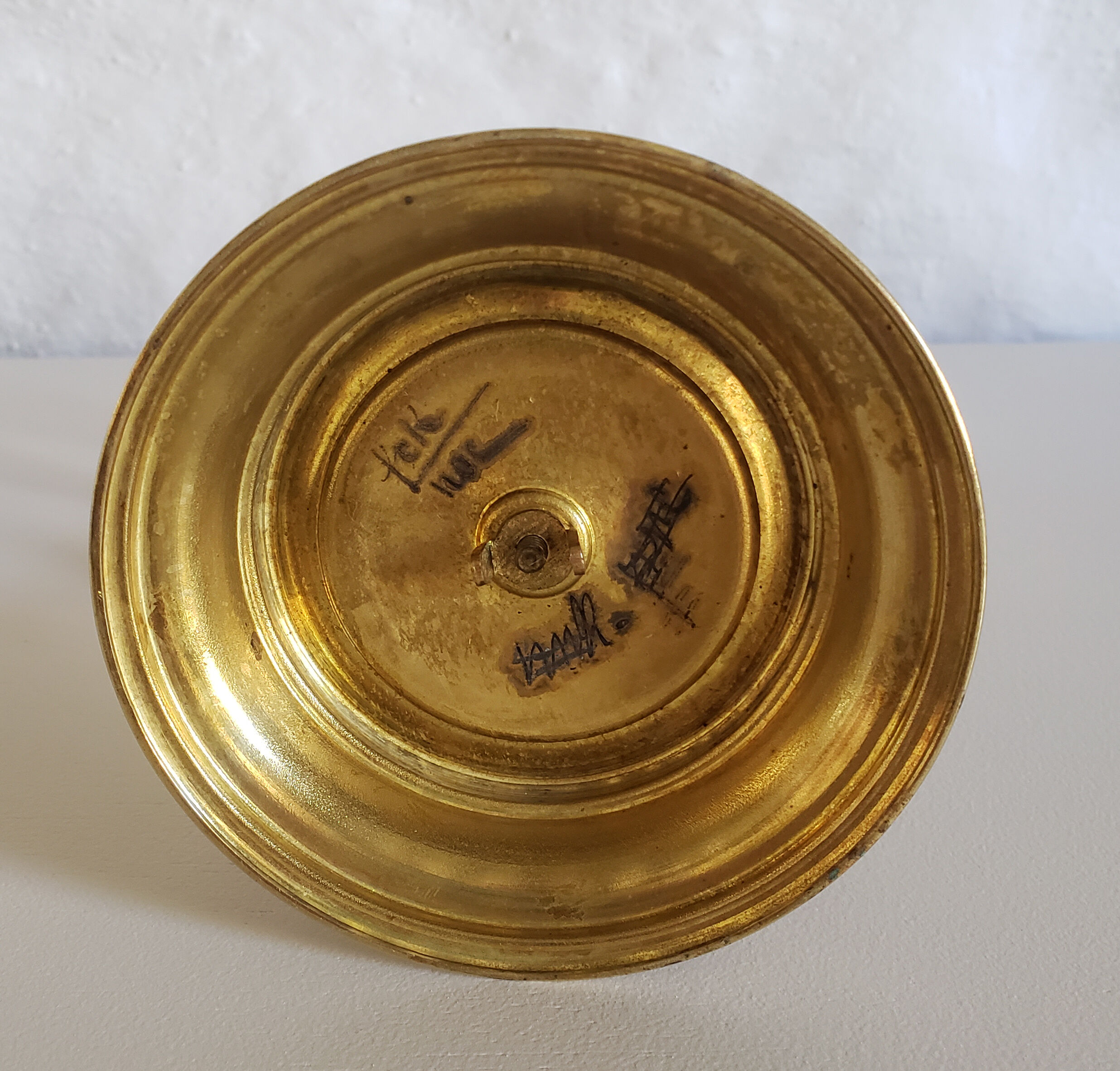 Brass candlestick