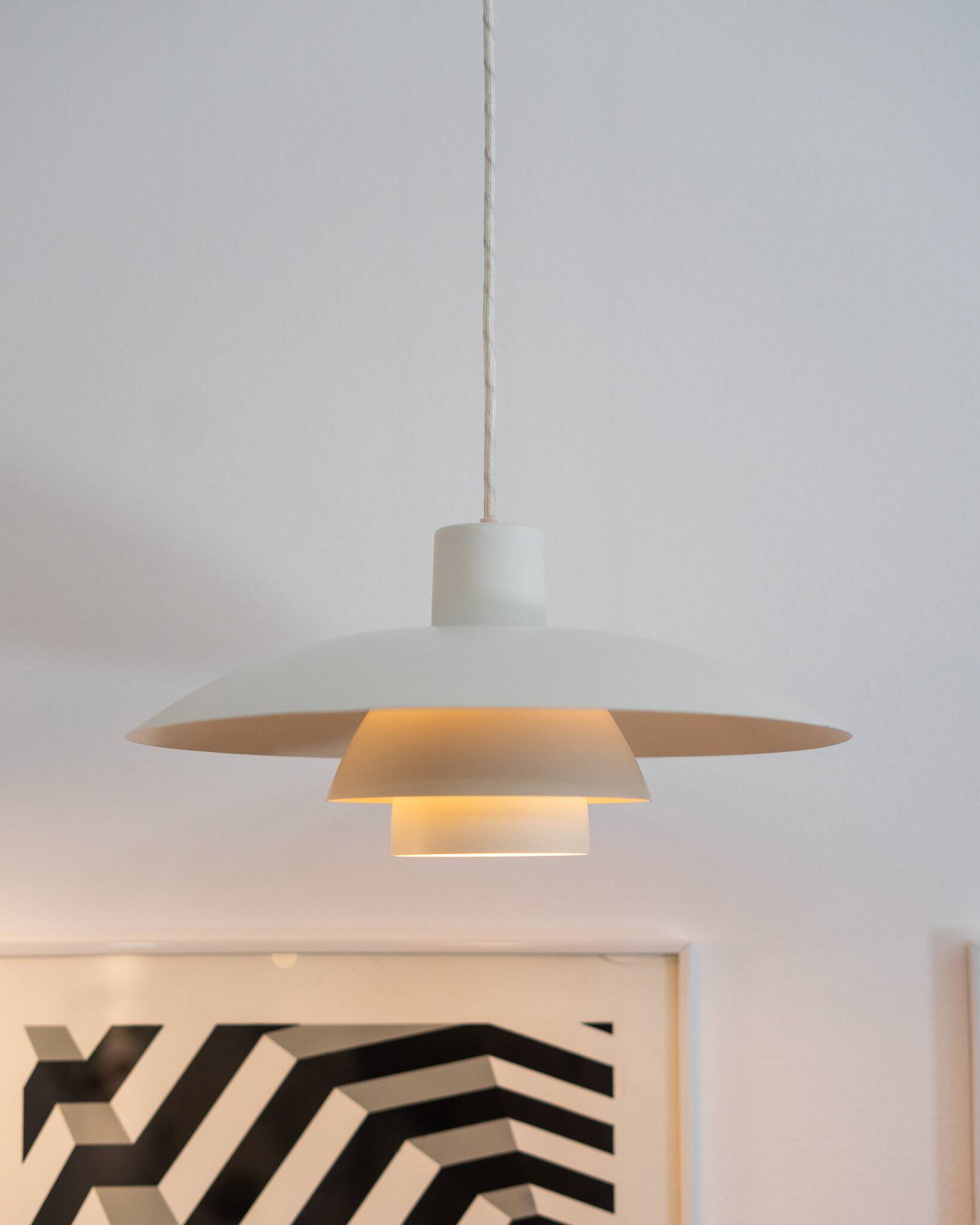 White PH 4/3 Pendant Lamp by Poul Henningsen for Louis Poulsen