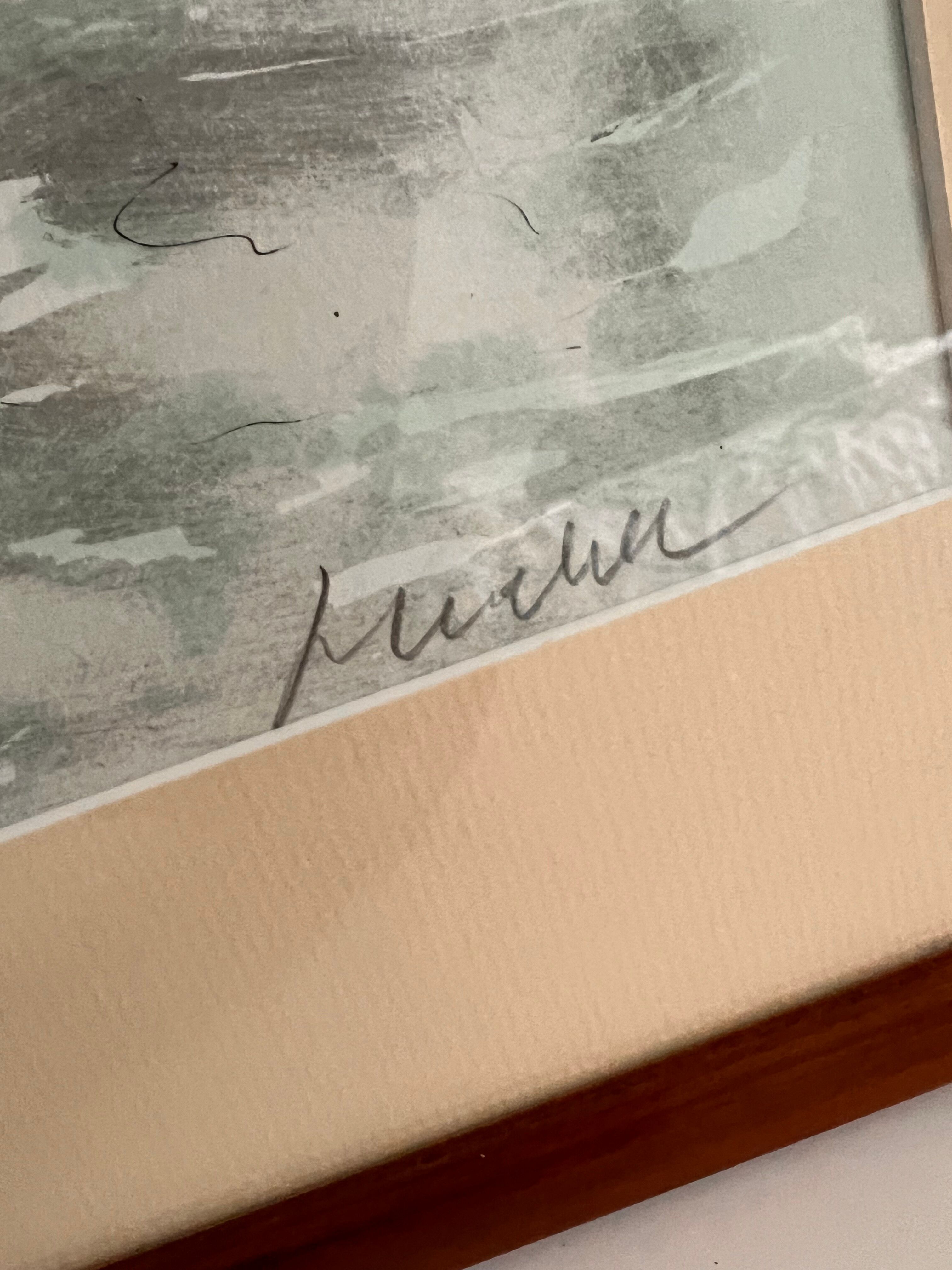 Painting Boat and its canoe