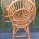 Chaises rotin vintage