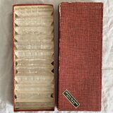 1950s crystal knife holder, new