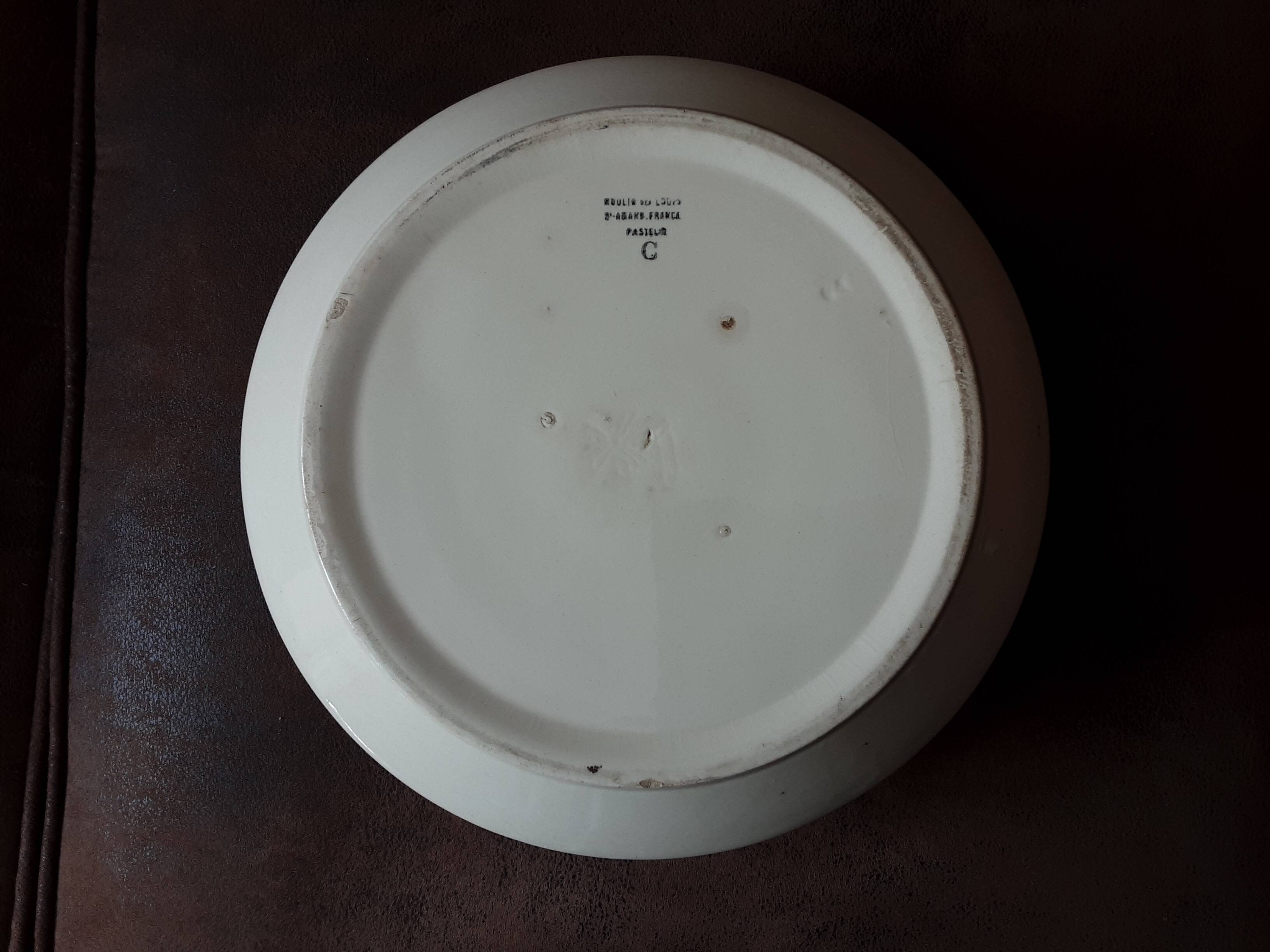 Large Moulin des loups salad bowl