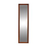 French art deco mirror with carved oak wooden frame, ca. 1930