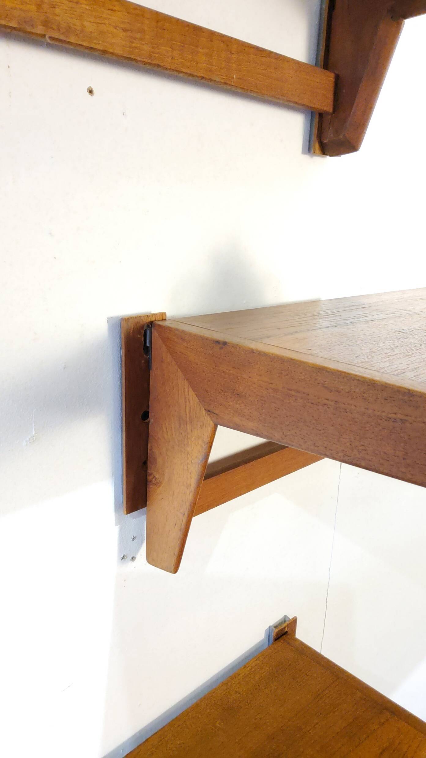Floating wall shelves by Kai Kristiansen, Denmark, 1960s