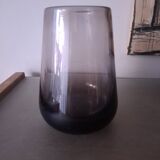 Blown glass vase by master glassmaker Claude Morin, 1978