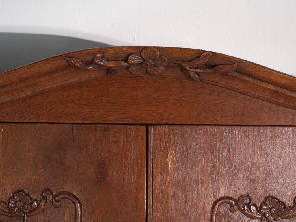 Antique oak secretary – Central Europe, circa 1850