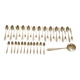 Apollo 12-piece silver-plated cutlery set