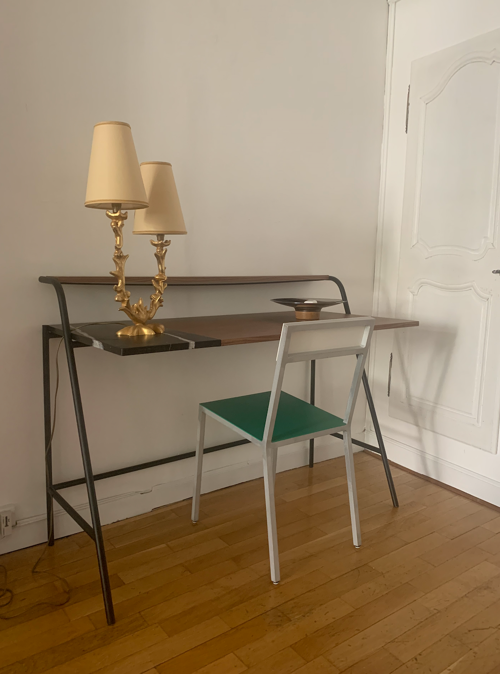 Mathias gilded bronze lamp