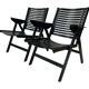 Niko Kralj Slovenian Rex Plywood Folding Chair for Stol 1950s in Black