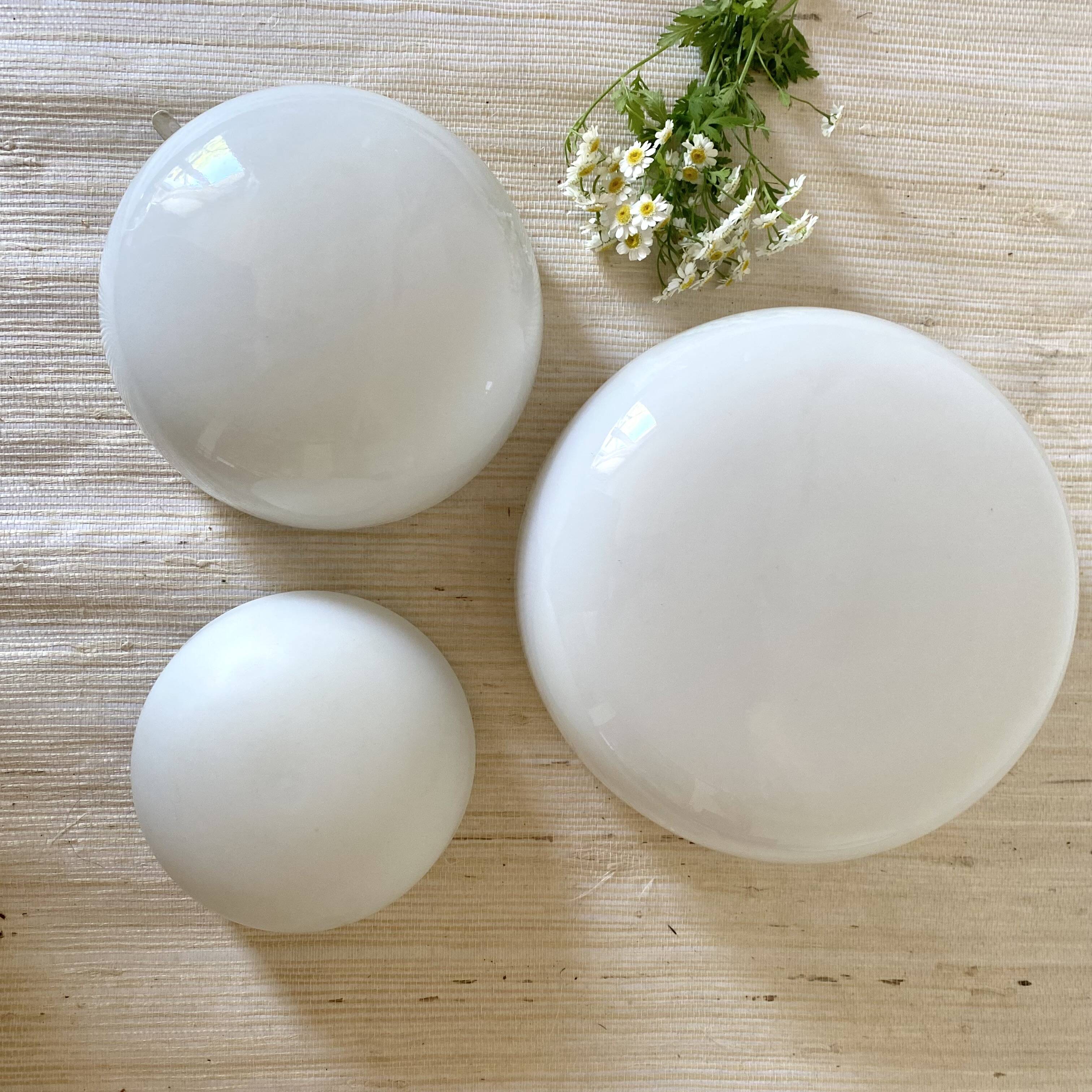 Vintage opaline ceiling light