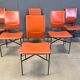 Ross Littel for Matteo Grassi set of 6 dining chairs, 1970s