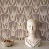 Plaster bust of a woman