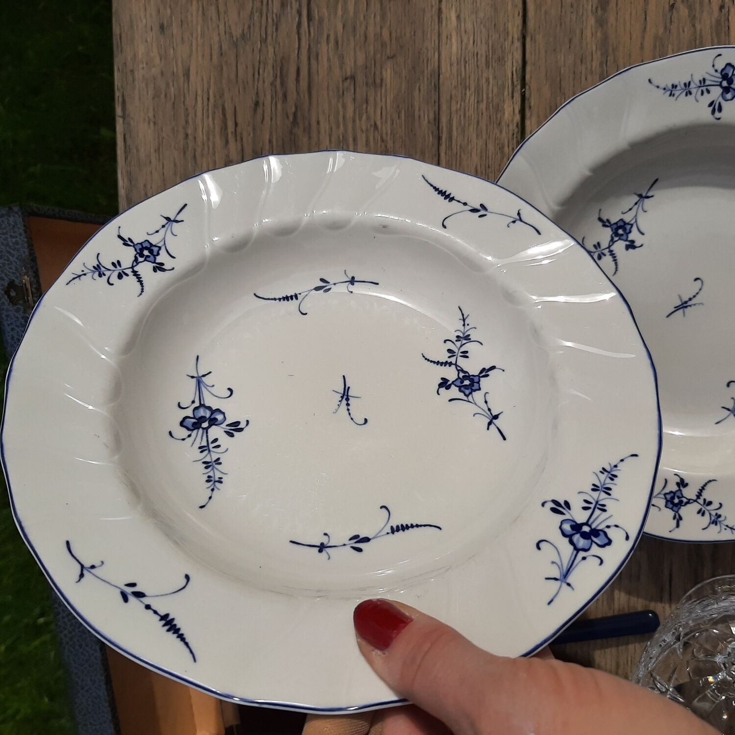 2 Hollow plates Old Luxembourg Villeroy and Boch