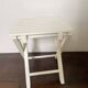 Tabouret de pêche à lattes vintage