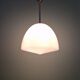 Bauhaus suspension by Philips in white opaline, 1930s.
