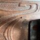 Carved Art Nouveau Coat Rack in Carved Oak