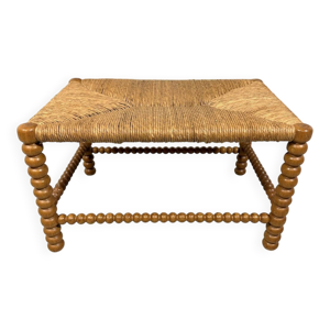 Tabouret en chêne bas - assise