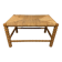 Low oak bobbin stool with rush seat 1930’s
