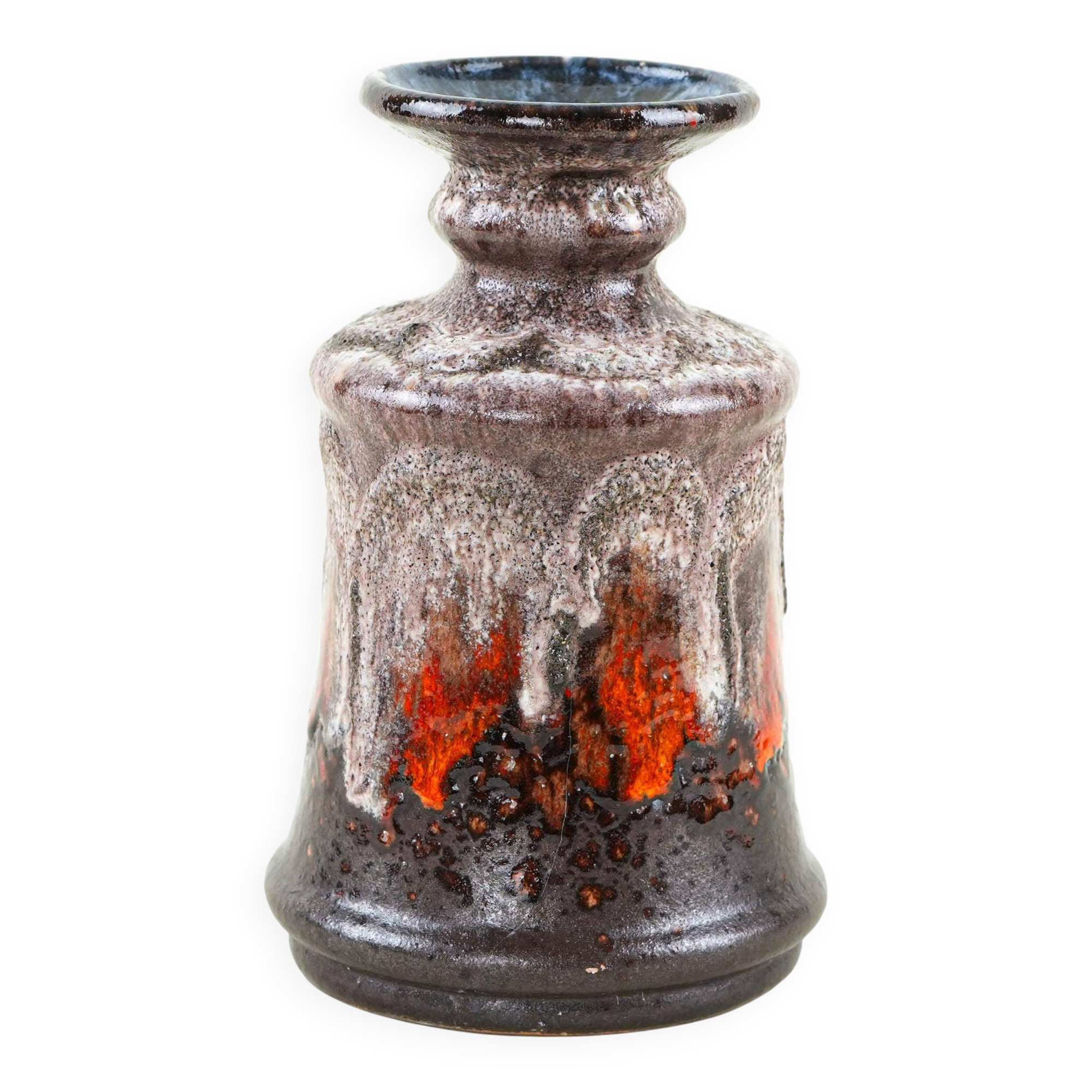 Ceramic vase, German design, 1960s, manufactured by Strehla