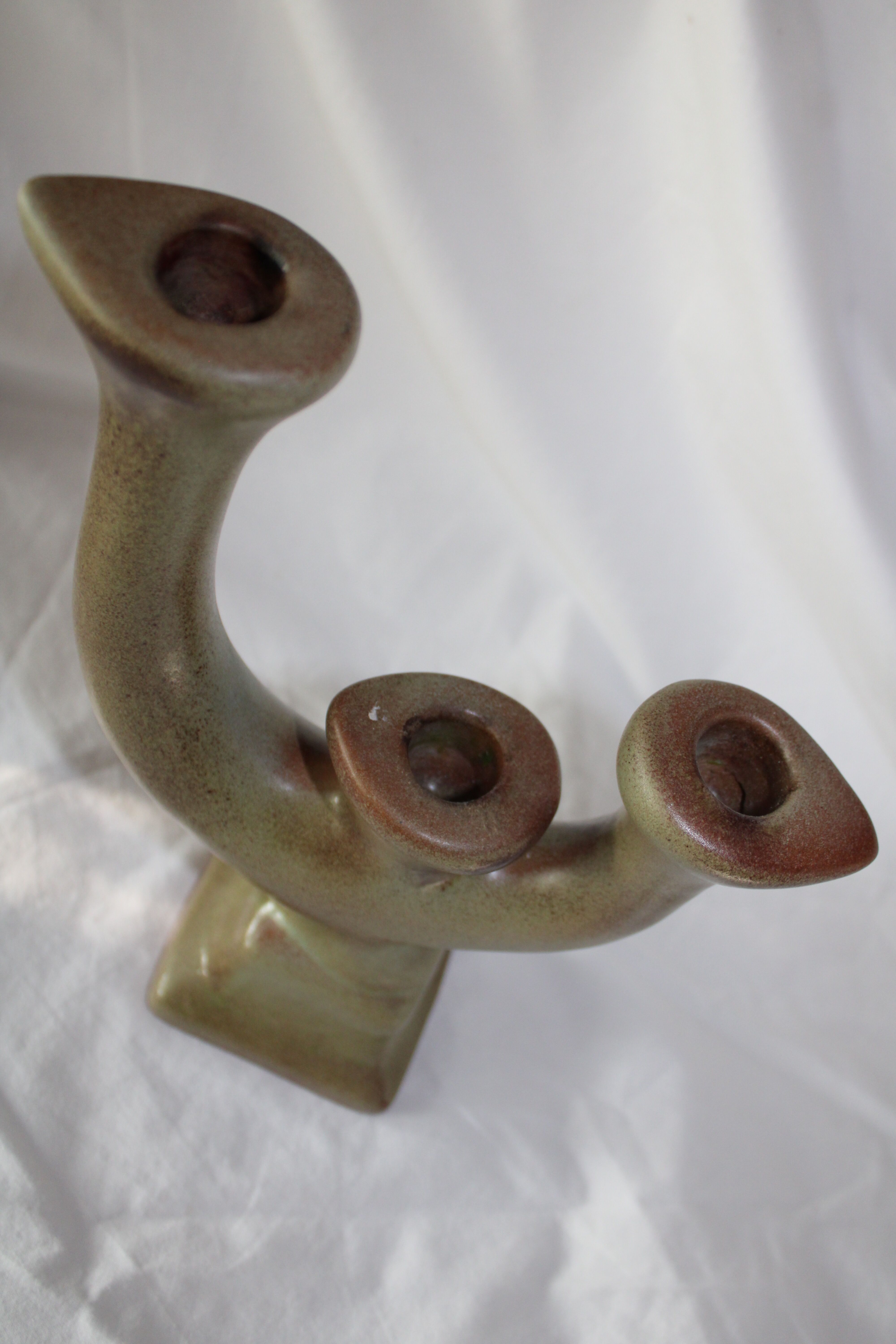 Vintage ceramic candlestick