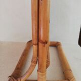 Rattan psyche mirror from the 1960/1970s