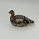 Vintage mexican ceramic tonala - hand painted dove