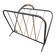 Steel and brass magazine rack