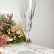 9 cut crystal flutes French