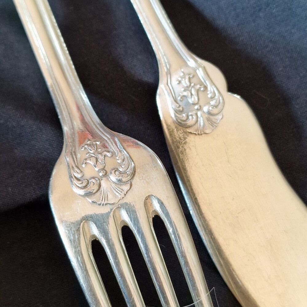 Menagere boulenger in silver metal model regency / Berry