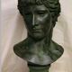 bust Apollo Greco Roman magnificent patina ancient bronze