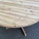 Table à manger ronde décapée extensible Rainer Daumiller Hirtshals Sawaerk