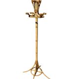 1960s Rattan Coat Rack from France
