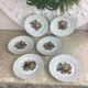 6 dessert plates Limoges porcelain