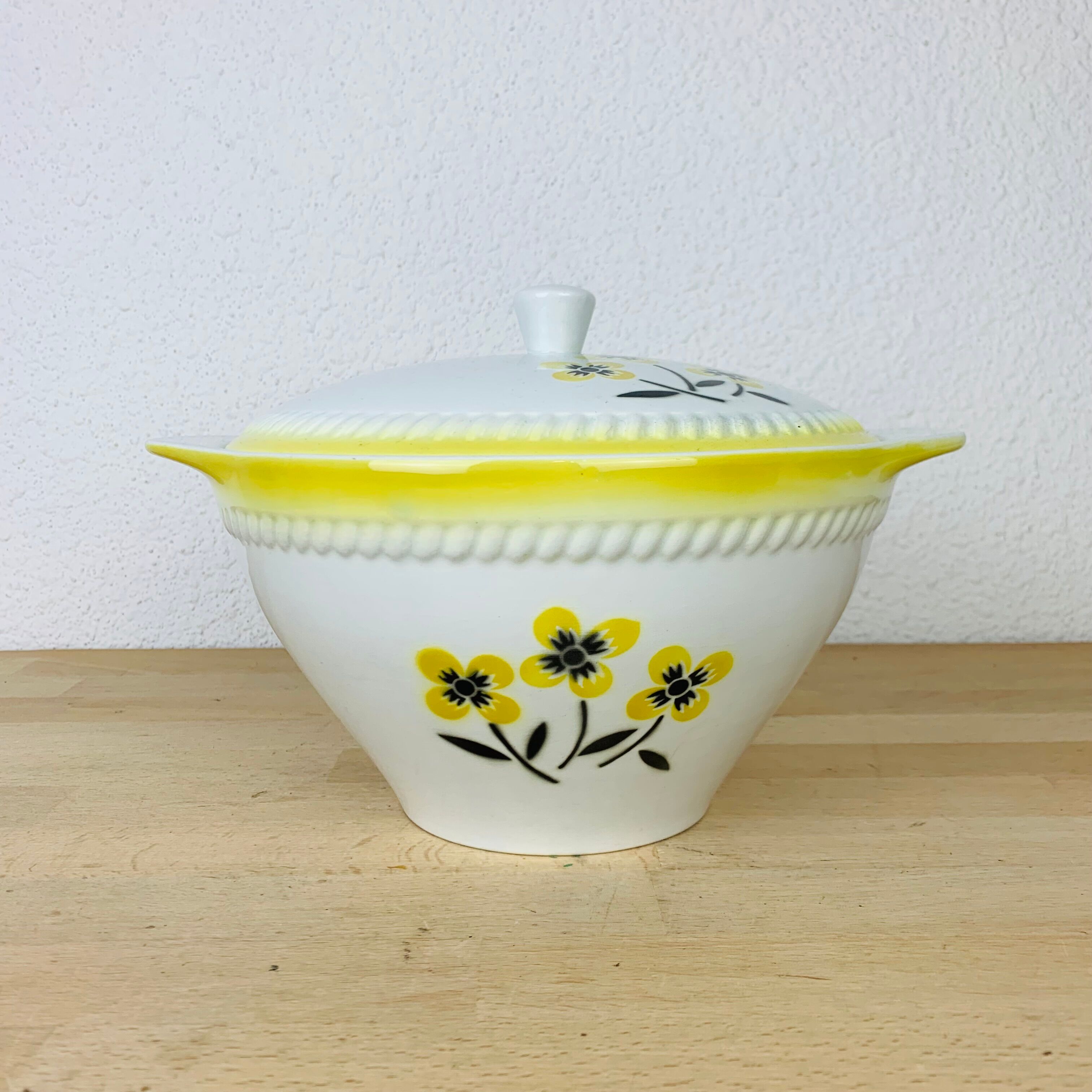 Vintage dishes and tureen in ceramic