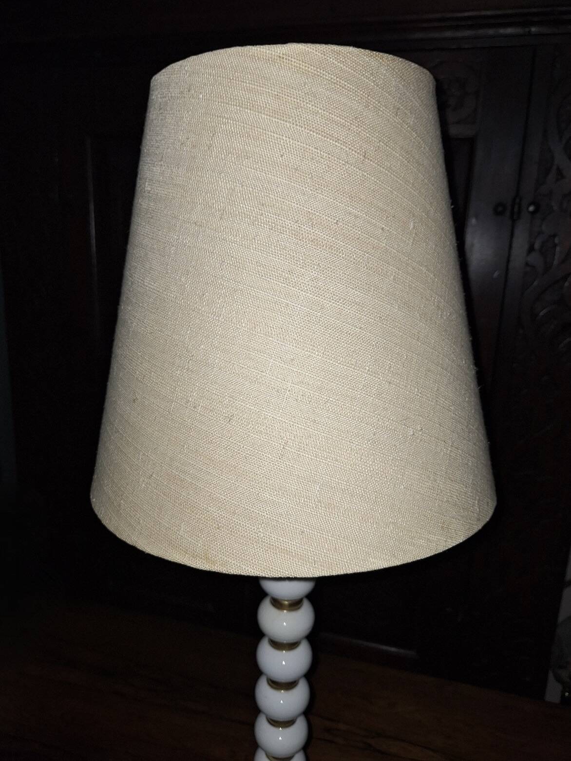 Lampe de table italienne des années 70 avec des sphères empilées.