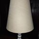 Lampe de table italienne des années 70 avec des sphères empilées.