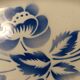 Digoin Sarreguemines oval dish with Simone decoration