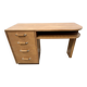 20th century maple veneer style desk