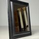 Ripple frame mirror black 20th century