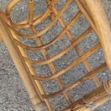 Rattan magazine holder