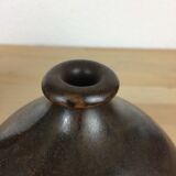 Pair of vases ball Scandinavian style, ceramic