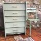 Commode vintage kaki